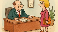 Dowcip: – Pani chyba starała się o podwyżkę