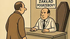Dowcip: Przychodzi klient do zakładu pogrzebowego...