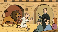 Dowcip: Chrześcijanin wchodzi na igrzyska...