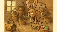 Dowcip: Był kiepski poranek wielkanocnego zajączka