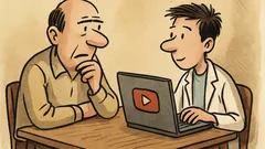 Dowcip: Tato, chirurgii nauczę się z YouTube