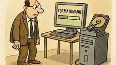 Dowcip: Dysk nieskończony? Jeszcze się formatuje