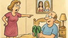 Dowcip: Żona do męża: co to za dziewczyny?