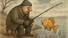 Dowcip: Wacek złowił złotą rybkę…