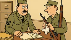 Dowcip: Sierżancie! Sprawdźcie akta rekruta Iwanowa…