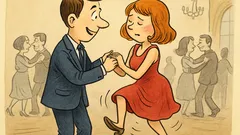 Dowcip: Po tańcu chłopak dziękuje partnerce...