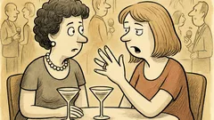 Dowcip: Na przyjęciu kobieta pyta o obrączkę