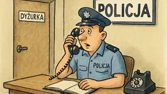 Dowcip: Komisariat policji. Dzwoni telefon...