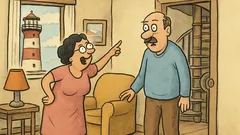 Dowcip: Żona latarnika krzyczy z wieży...