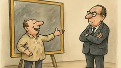 Dowcip: malarz chwali się krytykowi swoim arcydziełem