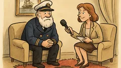 Dowcip: Dziennikarka pyta kapitana o burzę