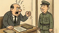 Dowcip: Kowalski spóźnia się do pracy...