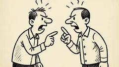 Dowcip: Gdy dwóch leworęcznych się kłóci