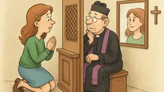 Dowcip: Irlandzka w konfesjonale mówi o próżności