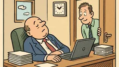 Dowcip: Lekarz radzi spać w pracy