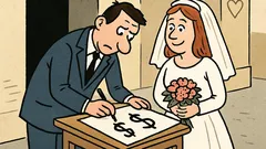 Dowcip: Małżeństwo to zakład o połowę majątku