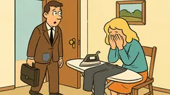 Dowcip: Młody mąż wraca do domu