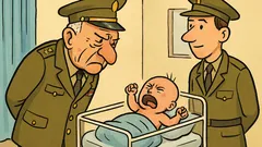 Dowcip: Generałowi urodził się wnuk, więc...