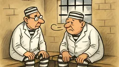 Dowcip: Dwaj lekarze siedzą w celi...