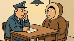 Dowcip: Policjant na Grenlandii pyta Eskimosa...