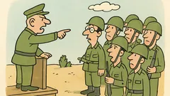 Dowcip: Major przemawia do rekrutów...