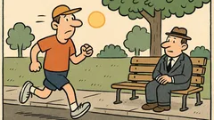 Dowcip: Jakie są korzyści z biegania o szóstej