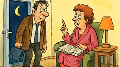 Dowcip: Jak żona reaguje na późne powroty?