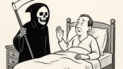 Dowcip: Spotyka uczeń mistrza śmierci i pyta