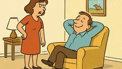 Dowcip: Żona mówi do męża, a on...