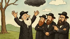 Dowcip: Czterech rabinów i głosowanie 3:1