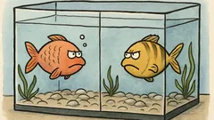 Dowcip: Pływają dwie rybki w akwarium…