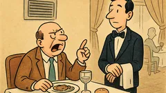 Dowcip: Klient w restauracji kręci klimatyzacją