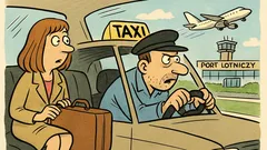 Dowcip: Kobieta łapie taksówkę na Marszałkowskiej