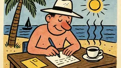 Dowcip: List z wakacji: Jest pięknie...