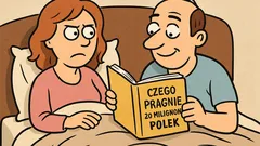 Dowcip: Pewnego dnia leżą mąż z żoną
