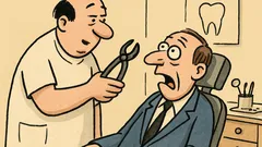 Dowcip: U dentysty: ile kosztuje ekstrakcja?