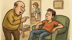 Dowcip: Ojciec strofuje syna za lenistwo