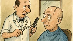 Dowcip: Fryzjer pyta: „Pan już u nas?”