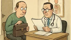 Dowcip: Przychodzi facet do lekarza z teczką