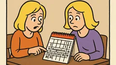 Dowcip: Dwie blondynki przeglądają kalendarz…