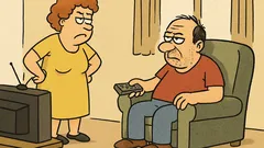 Dowcip: Było sobie małżeństwo i telewizor...