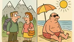 Dowcip: Jaka różnica między górami a morzem?