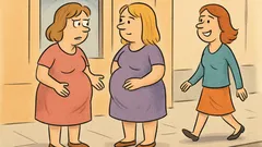 Dowcip: Rozmawiają dwie ciężarne koleżanki...