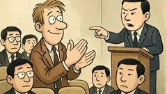 Dowcip: Pewien facet przemawia w Japonii, cisza