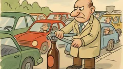 Dowcip: Polakom coraz częściej dokuczają korki, więc