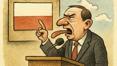 Dowcip: Polityk obiecuje prawdę… na zmianę