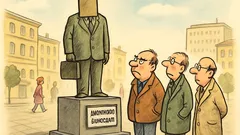 Dowcip: Na środku placu stoi pomnik urzędnika