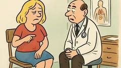 Dowcip: Przychodzi kobieta do lekarza z bólem