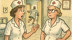 Dowcip: Siostro, po co straszyłyście pacjenta?