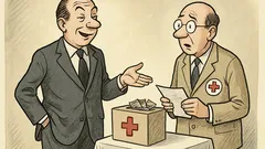 Dowcip: Bogaty prawnik na bankiecie Czerwonego Krzyża